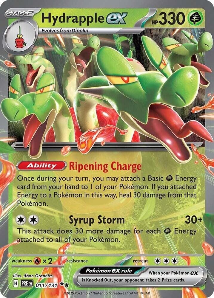 Hydrapple ex (011/131) [Scarlet & Violet: Prismatic Evolutions] Pokemon Single Pokémon  | Multizone: Comics And Games