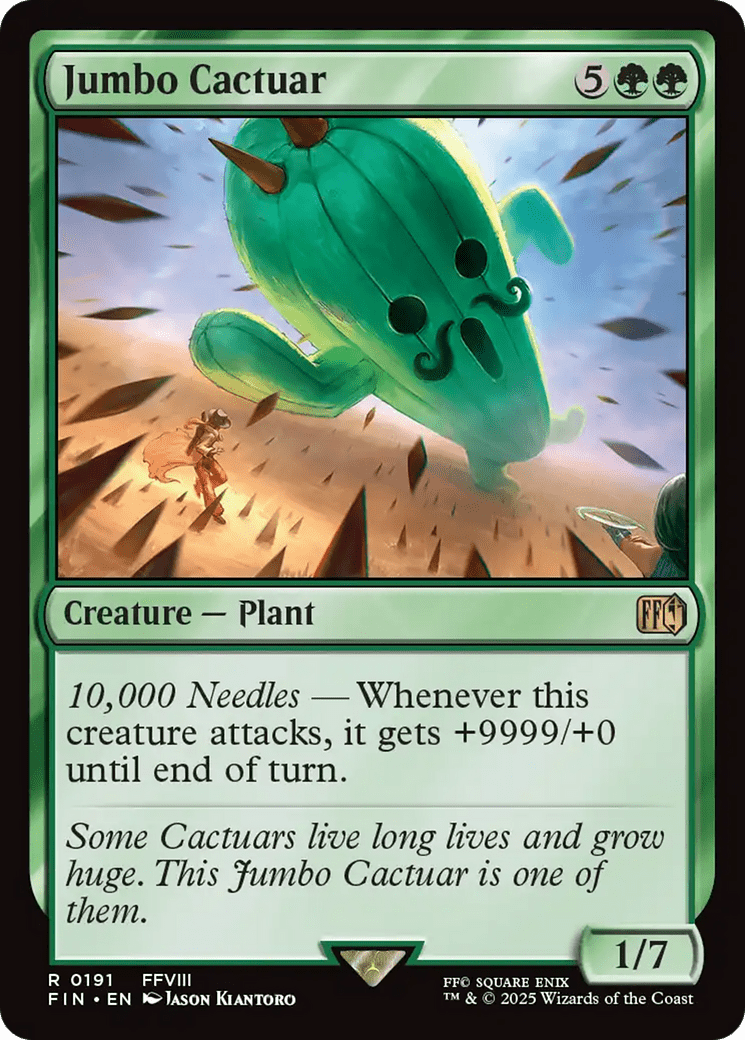 Jumbo Cactuar [FINAL FANTASY] MTG Single Magic: The Gathering  | Multizone: Comics And Games