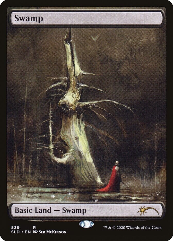 Swamp (539) (Seb Mckinnon) [Secret Lair Drop Series] MTG Single Magic: The Gathering  | Multizone: Comics And Games
