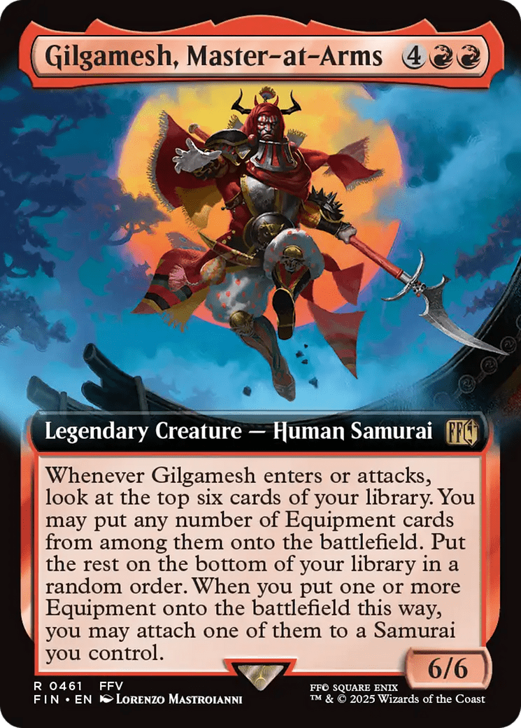 Gilgamesh, Master-at-Arms (Extended Art) [FINAL FANTASY] MTG Single Magic: The Gathering  | Multizone: Comics And Games
