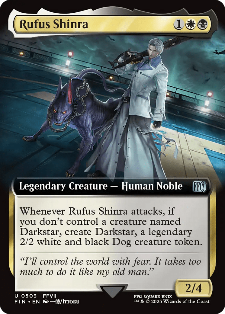 Rufus Shinra (Extended Art) [FINAL FANTASY] MTG Single Magic: The Gathering  | Multizone: Comics And Games