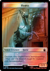 Horse // Alien Salamander Double-Sided Token (Surge Foil) [Doctor Who Tokens] MTG Single Magic: The Gathering  | Multizone: Comics And Games