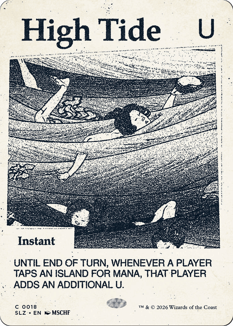 High Tide (0018) [Secret Lair x MSCHF: The Zeta Set] MTG Single Magic: The Gathering  | Multizone: Comics And Games