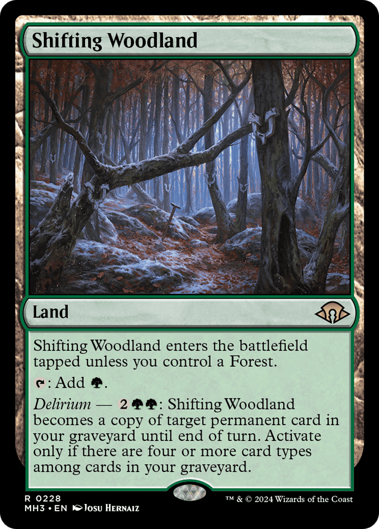 Shifting Woodland [Modern Horizons 3] MTG Single Magic: The Gathering  | Multizone: Comics And Games