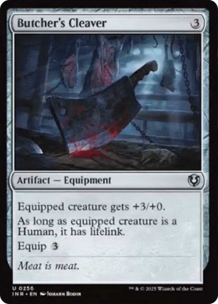 Butcher's Cleaver [Innistrad Remastered] MTG Single Magic: The Gathering  | Multizone: Comics And Games