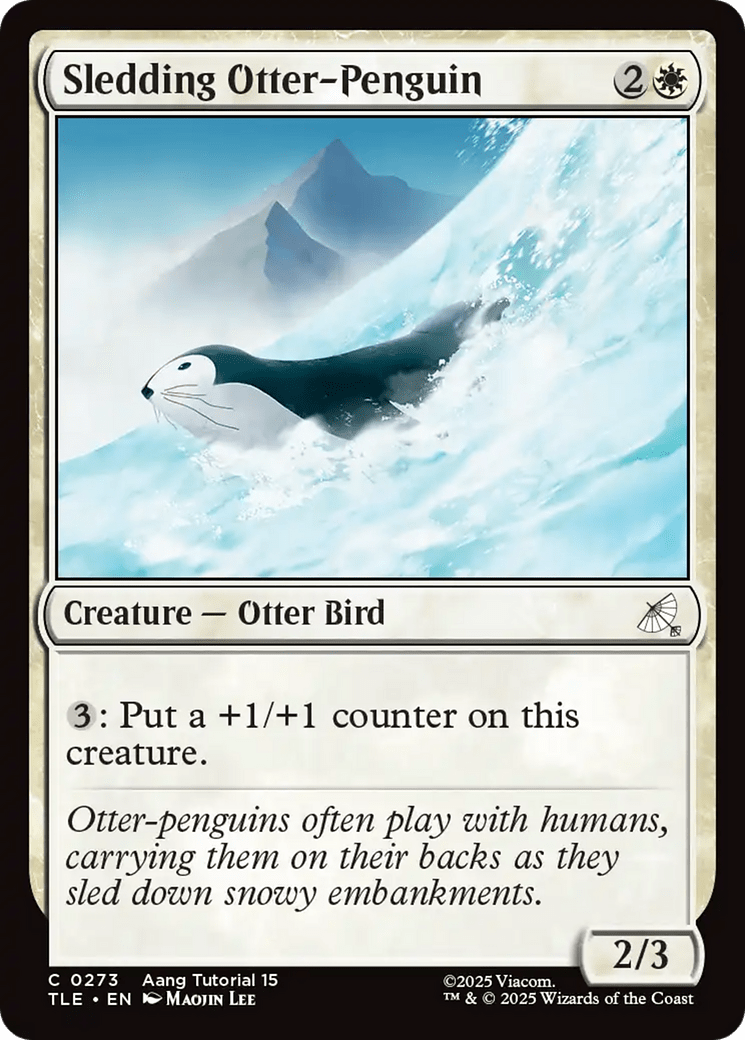 Sledding Otter-Penguin (0273) [Avatar: The Last Airbender: Eternal-Legal] MTG Single Magic: The Gathering  | Multizone: Comics And Games