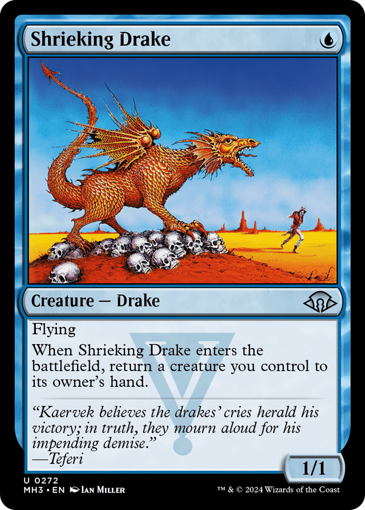 Shrieking Drake [Modern Horizons 3] MTG Single Magic: The Gathering  | Multizone: Comics And Games