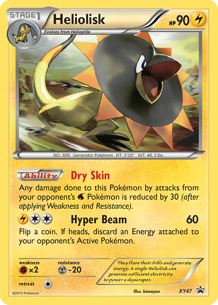 Heliolisk (XY47) [XY: Black Star Promos] Pokemon Single Pokémon  | Multizone: Comics And Games