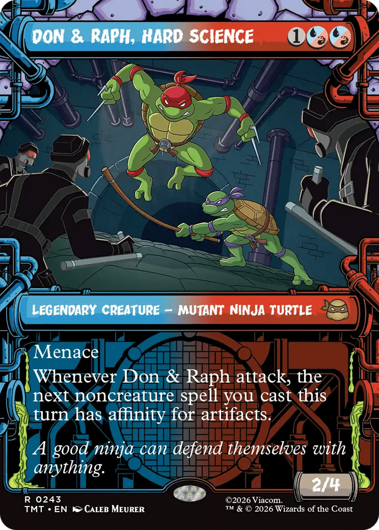 Don & Raph, Hard Science (Showcase) [Teenage Mutant Ninja Turtles] MTG Single Magic: The Gathering  | Multizone: Comics And Games