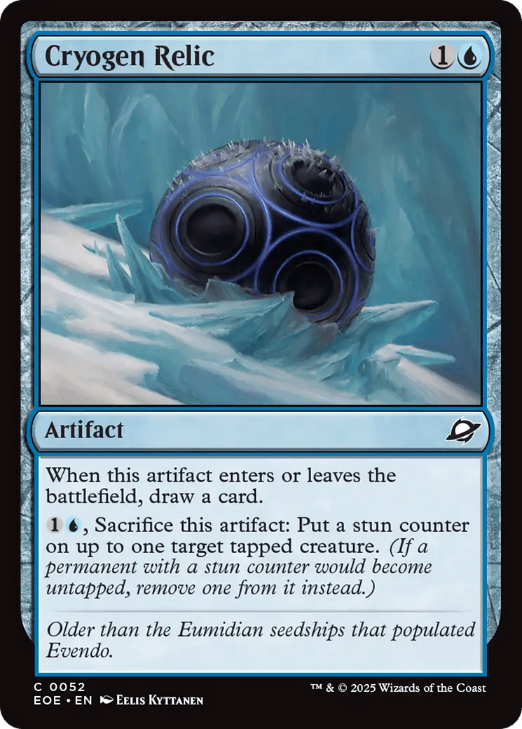 Cryogen Relic [Edge of Eternities] MTG Single Magic: The Gathering  | Multizone: Comics And Games