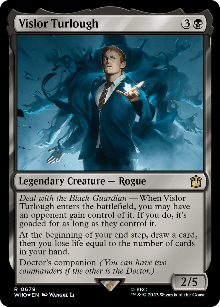 Vislor Turlough (Surge Foil) [Doctor Who] MTG Single Magic: The Gathering  | Multizone: Comics And Games