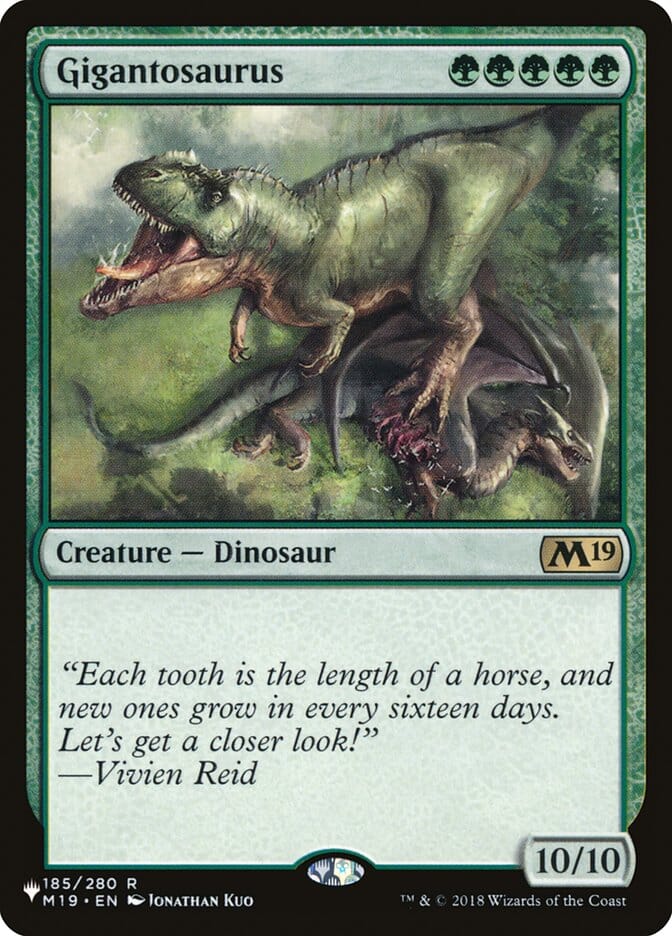 Gigantosaurus [The List] MTG Single Magic: The Gathering  | Multizone: Comics And Games