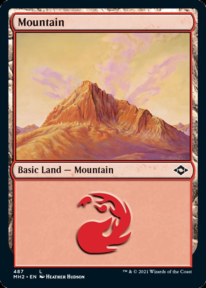 Mountain (487) (Foil Etched) [Modern Horizons 2] | Multizone: Comics And Games