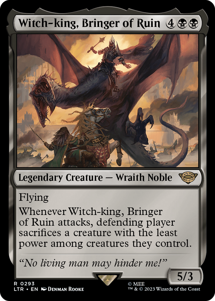 Witch-king, Bringer of Ruin [The Lord of the Rings: Tales of Middle-Earth] MTG Single Magic: The Gathering  | Multizone: Comics And Games
