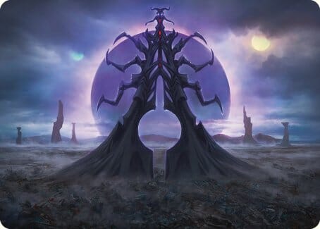 Black Sun's Twilight Art Card [Phyrexia: All Will Be One Art Series] MTG Single Magic: The Gathering  | Multizone: Comics And Games