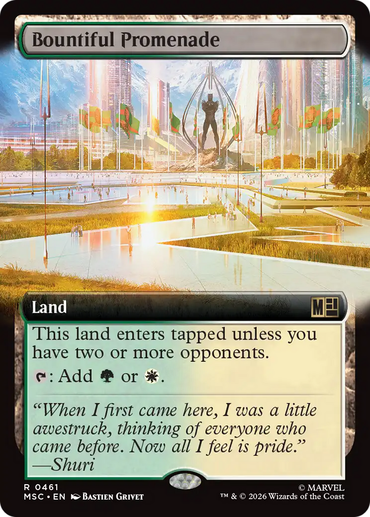 Bountiful Promenade (Extended Art) [Marvel Super Heroes Commander] | Multizone: Comics And Games