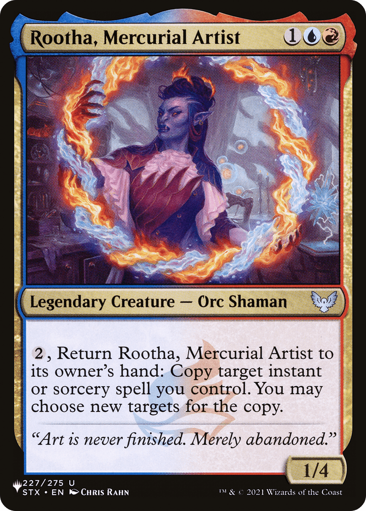 Rootha, Mercurial Artist [The List] MTG Single Magic: The Gathering  | Multizone: Comics And Games