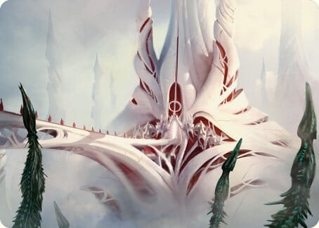 The Fair Basilica Art Card [Phyrexia: All Will Be One Art Series] MTG Single Magic: The Gathering  | Multizone: Comics And Games