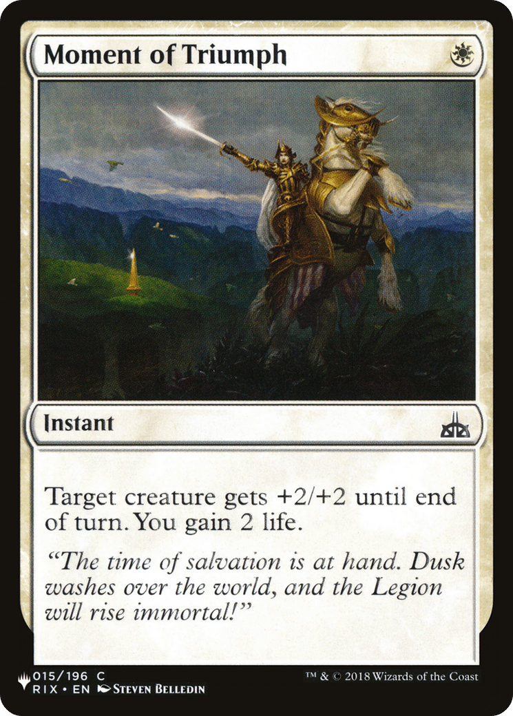 Moment of Triumph [The List] MTG Single Magic: The Gathering  | Multizone: Comics And Games