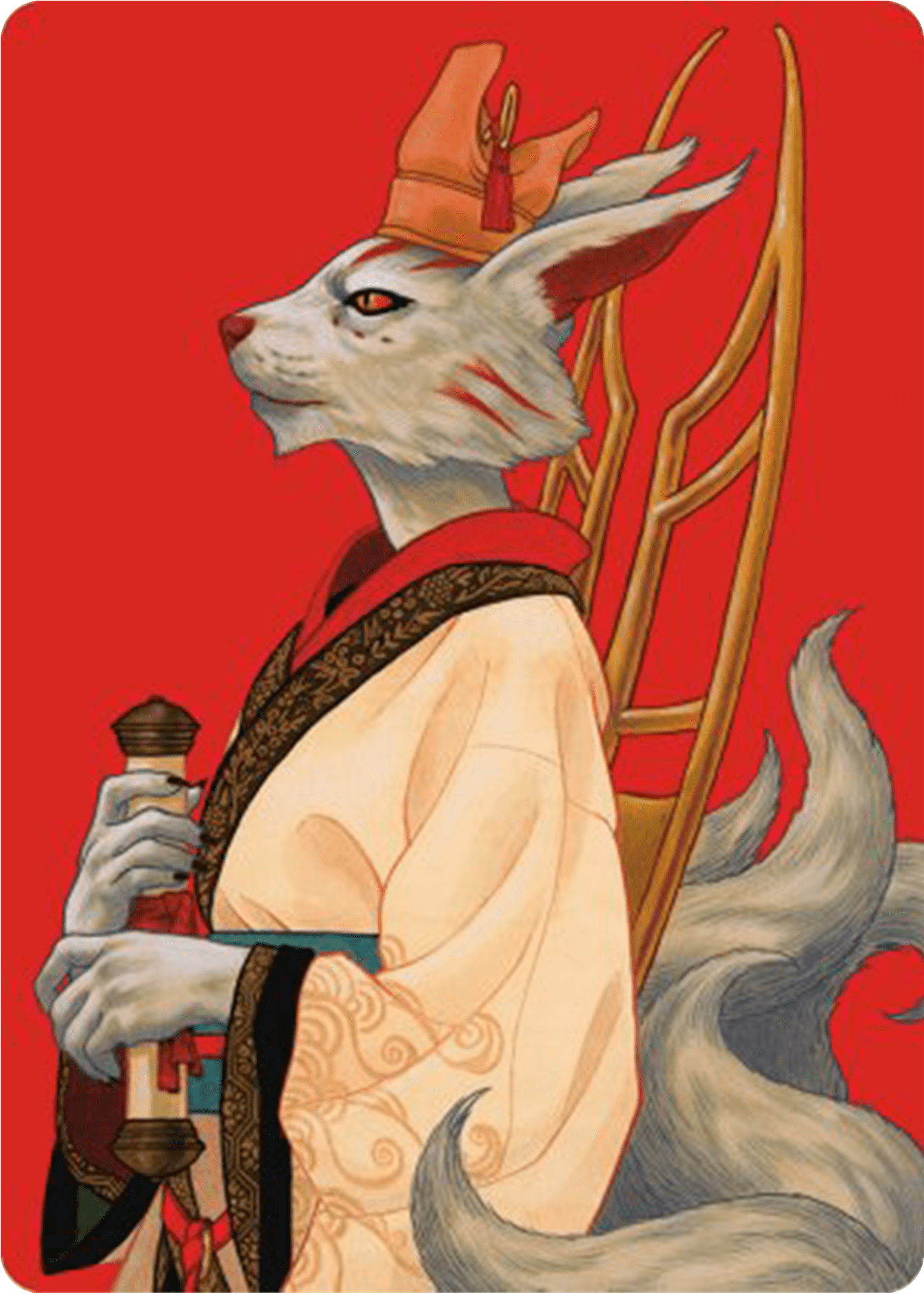 Pearl-Ear, Imperial Advisor Art Card [Modern Horizons 3 Art Series] MTG Single Magic: The Gathering  | Multizone: Comics And Games