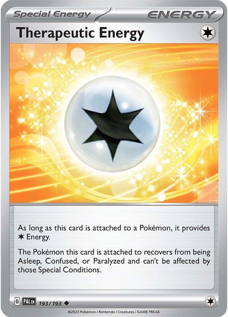 Therapeutic Energy (193/193) [Scarlet & Violet: Paldea Evolved] Pokemon Single Pokémon  | Multizone: Comics And Games