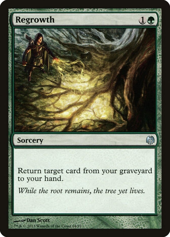 Regrowth [Duel Decks: Heroes vs. Monsters] MTG Single Magic: The Gathering  | Multizone: Comics And Games