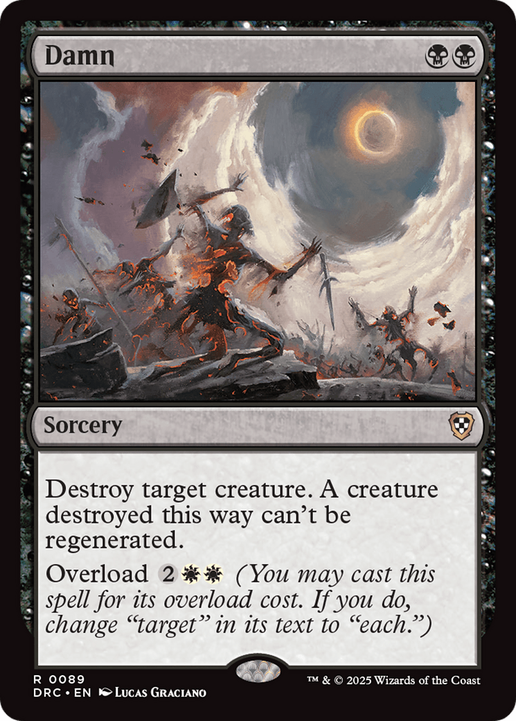 Damn [Aetherdrift Commander] MTG Single Magic: The Gathering  | Multizone: Comics And Games