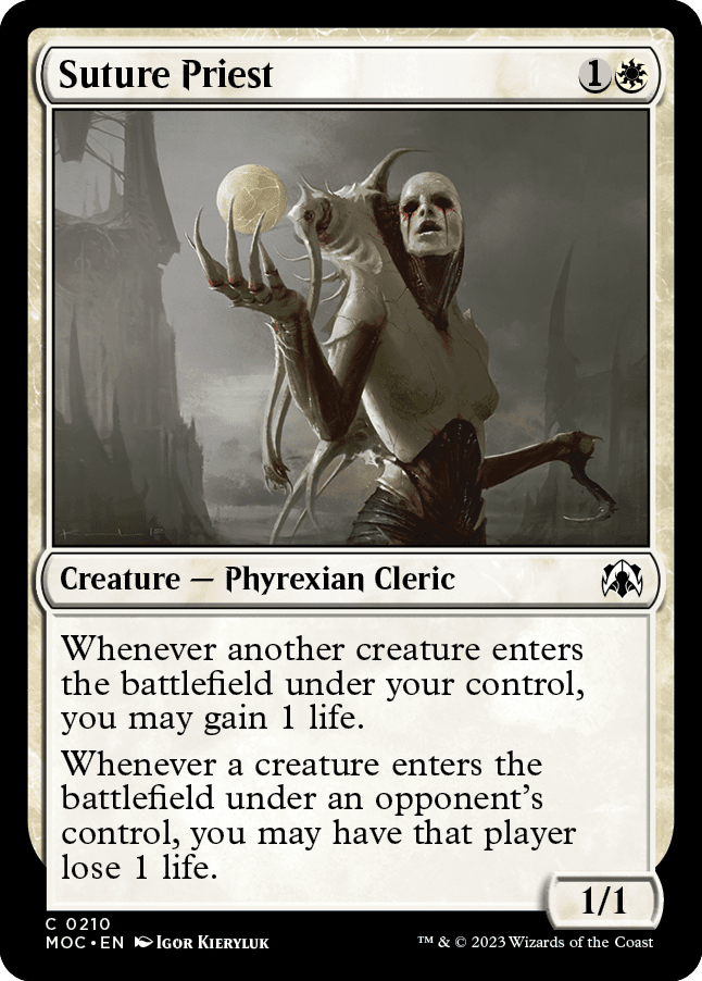 Suture Priest [March of the Machine Commander] MTG Single Magic: The Gathering  | Multizone: Comics And Games