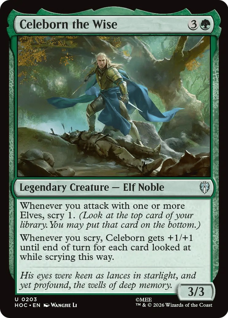 Celeborn the Wise [The Hobbit: Eternal-Legal] MTG Single Magic: The Gathering  | Multizone: Comics And Games