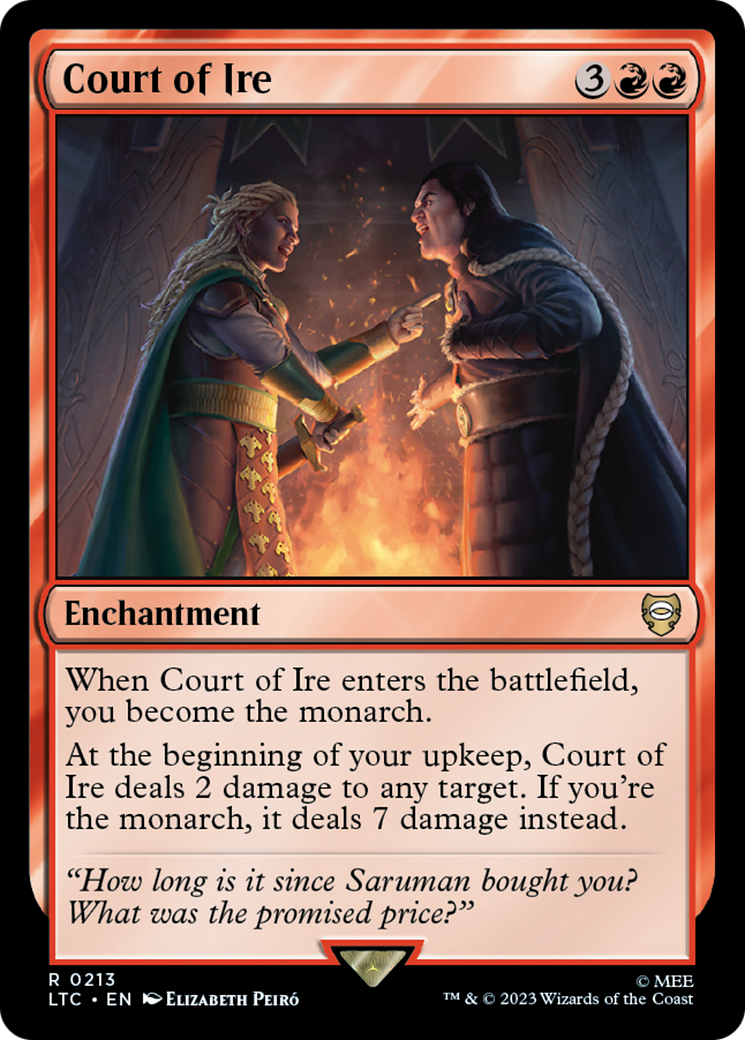 Court of Ire [The Lord of the Rings: Tales of Middle-Earth Commander] | Multizone: Comics And Games