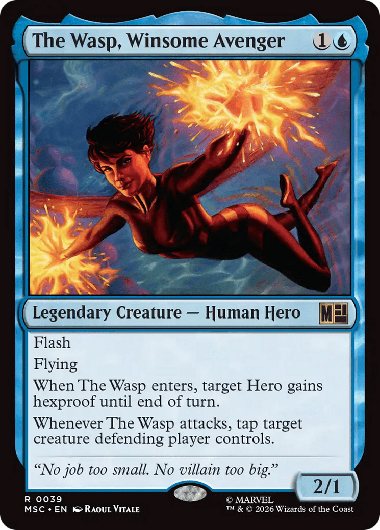 The Wasp, Winsome Avenger [Marvel Super Heroes Commander] MTG Single Magic: The Gathering  | Multizone: Comics And Games