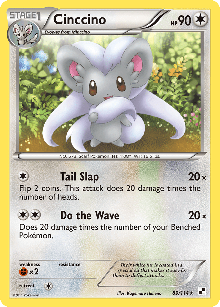 Cinccino (89/114) [Black & White: Base Set] Pokemon Single Pokémon  | Multizone: Comics And Games