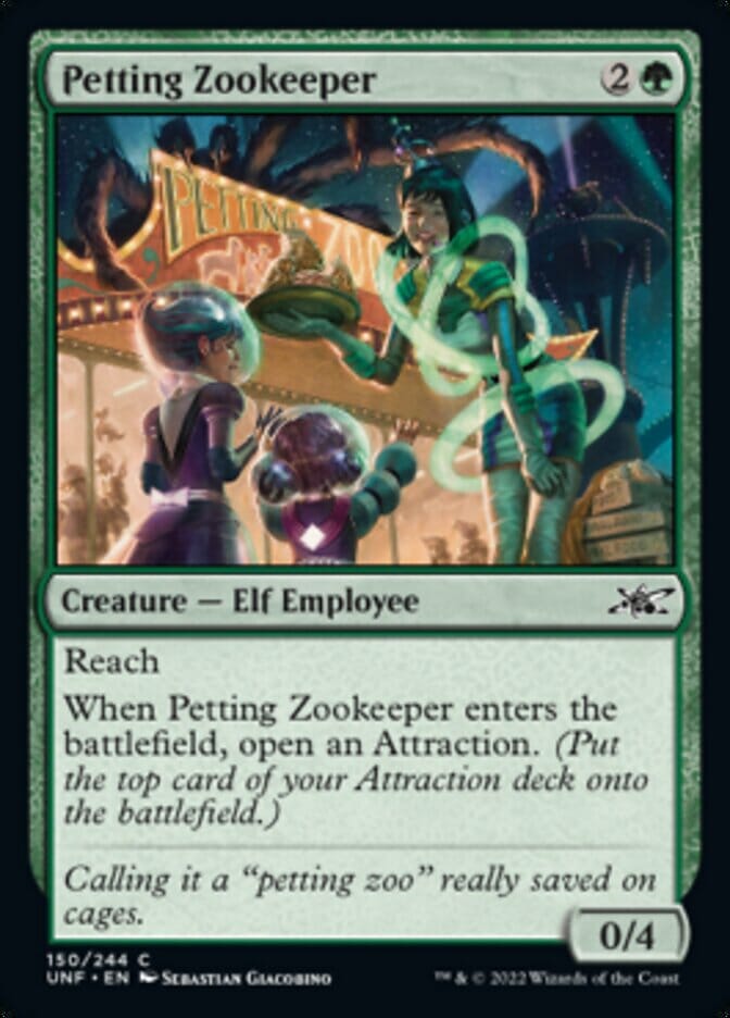 Petting Zookeeper [Unfinity] MTG Single Magic: The Gathering  | Multizone: Comics And Games