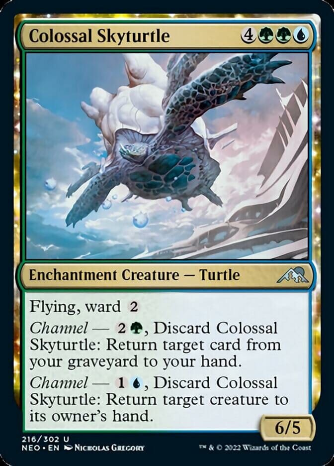 Colossal Skyturtle [Kamigawa: Neon Dynasty] MTG Single Magic: The Gathering  | Multizone: Comics And Games