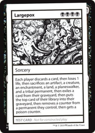 Largepox (2021 Edition) [Mystery Booster Playtest Cards] MTG Single Magic: The Gathering  | Multizone: Comics And Games