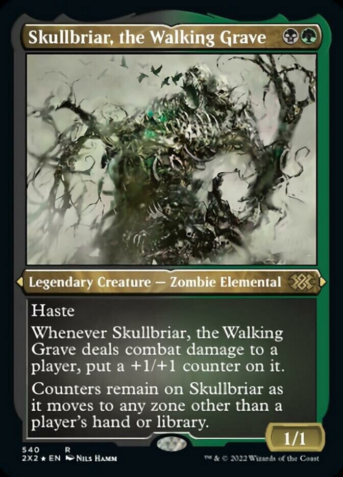Skullbriar, the Walking Grave (Foil Etched) [Double Masters 2022] MTG Single Magic: The Gathering  | Multizone: Comics And Games