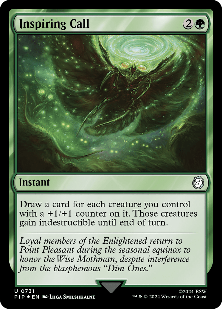 Inspiring Call (Surge Foil) [Fallout] MTG Single Magic: The Gathering  | Multizone: Comics And Games