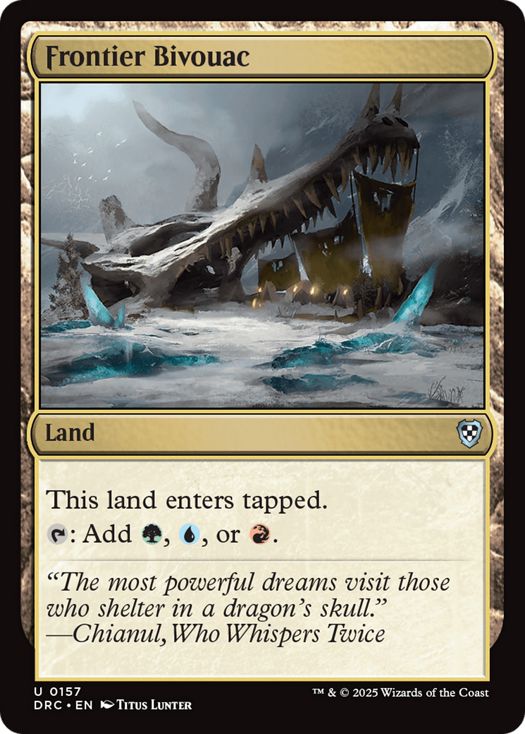 Frontier Bivouac [Aetherdrift Commander] MTG Single Magic: The Gathering  | Multizone: Comics And Games