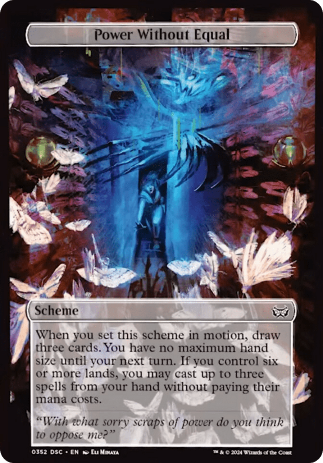 Power Without Equal (Full Art) [Duskmourn: Archenemy] MTG Single Magic: The Gathering  | Multizone: Comics And Games