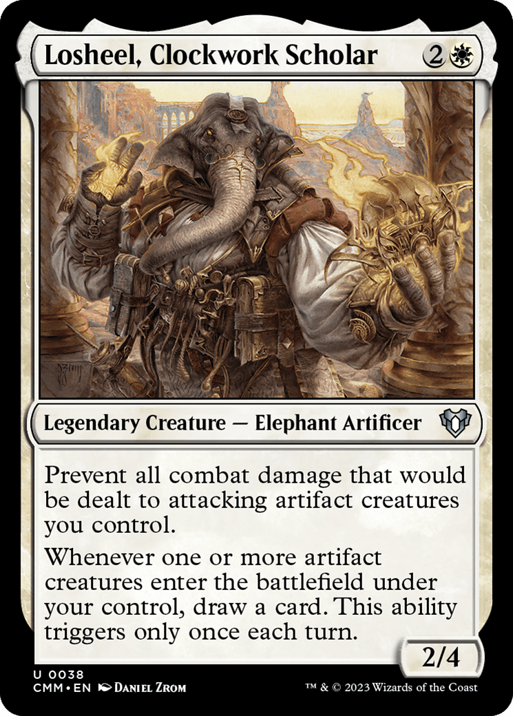 Losheel, Clockwork Scholar [Commander Masters] MTG Single Magic: The Gathering  | Multizone: Comics And Games