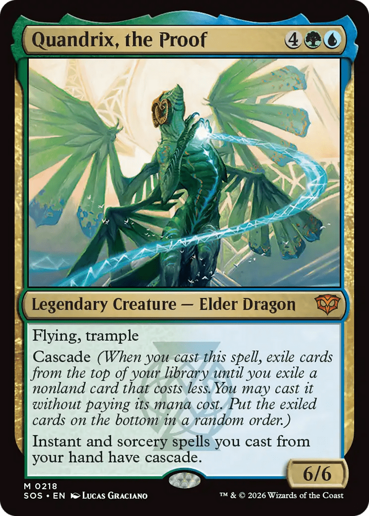 Quandrix, the Proof [Secrets of Strixhaven] MTG Single Magic: The Gathering  | Multizone: Comics And Games