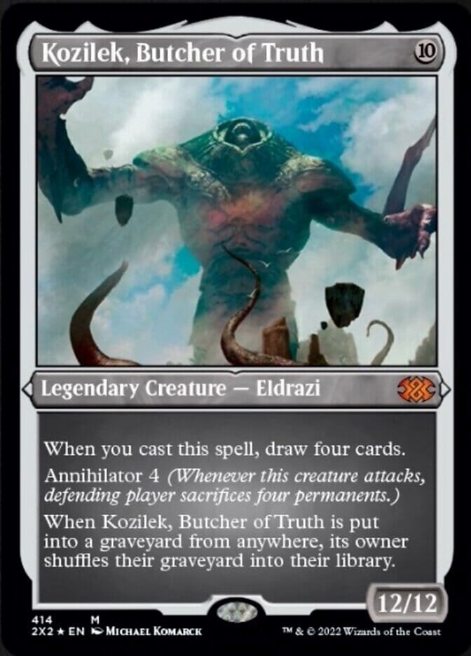 Kozilek, Butcher of Truth (Foil Etched) [Double Masters 2022] MTG Single Magic: The Gathering  | Multizone: Comics And Games