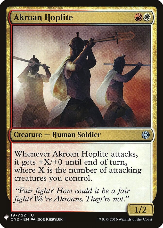 Akroan Hoplite [Mystery Booster] MTG Single Magic: The Gathering  | Multizone: Comics And Games