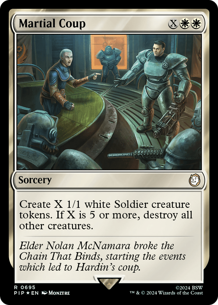 Martial Coup (Surge Foil) [Fallout] MTG Single Magic: The Gathering  | Multizone: Comics And Games