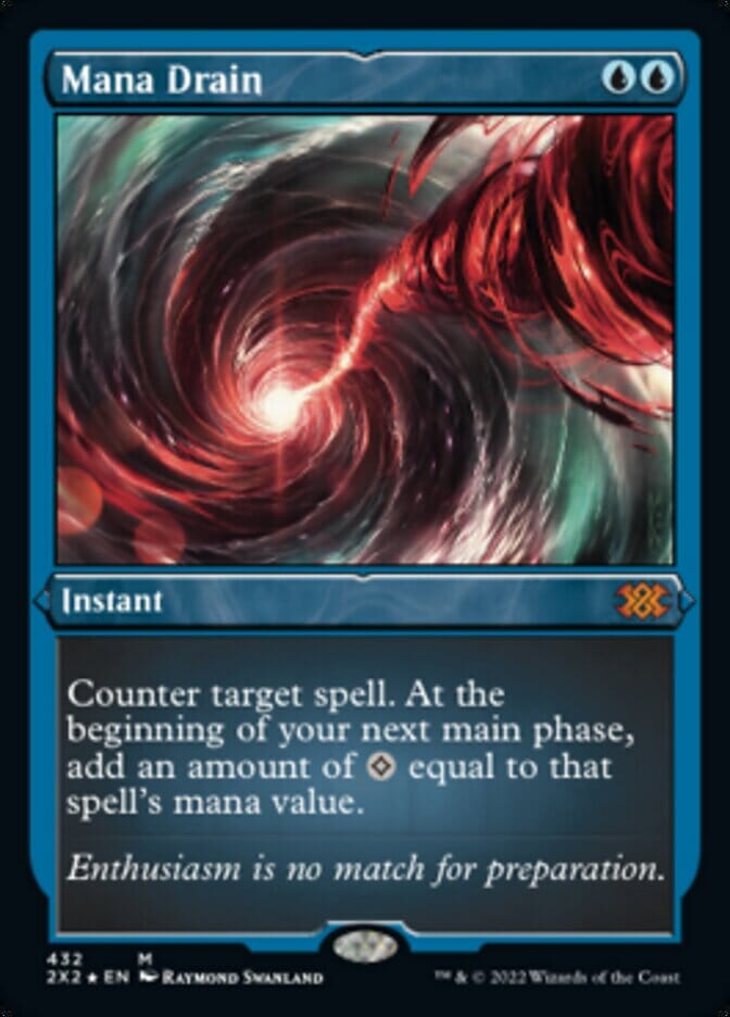 Mana Drain (Foil Etched) [Double Masters 2022] MTG Single Magic: The Gathering  | Multizone: Comics And Games