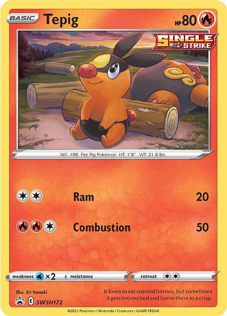 Tepig (SWSH172) [Sword & Shield: Black Star Promos] Pokemon Single Pokémon  | Multizone: Comics And Games