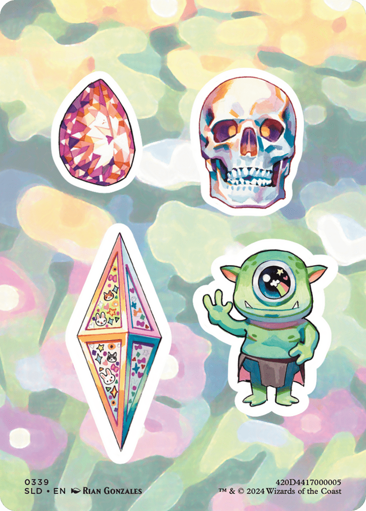 Sticker Sheet (0339) [Secret Lair Drop Series] MTG Single Magic: The Gathering  | Multizone: Comics And Games
