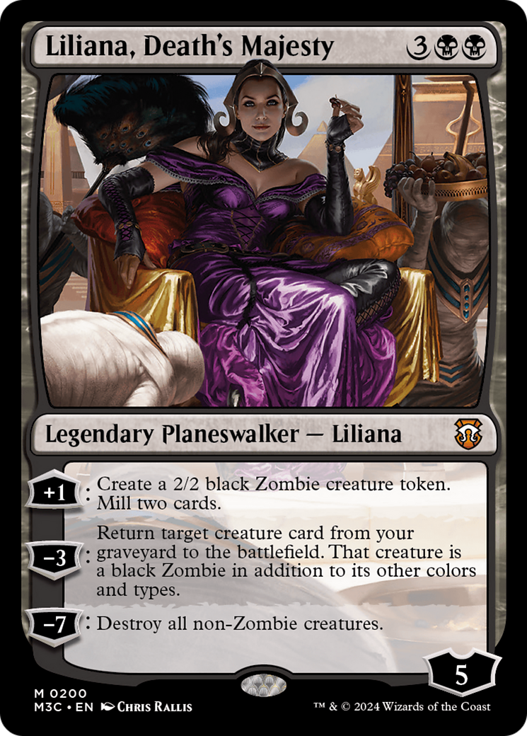 Liliana, Death's Majesty (Ripple Foil) [Modern Horizons 3 Commander] | Multizone: Comics And Games