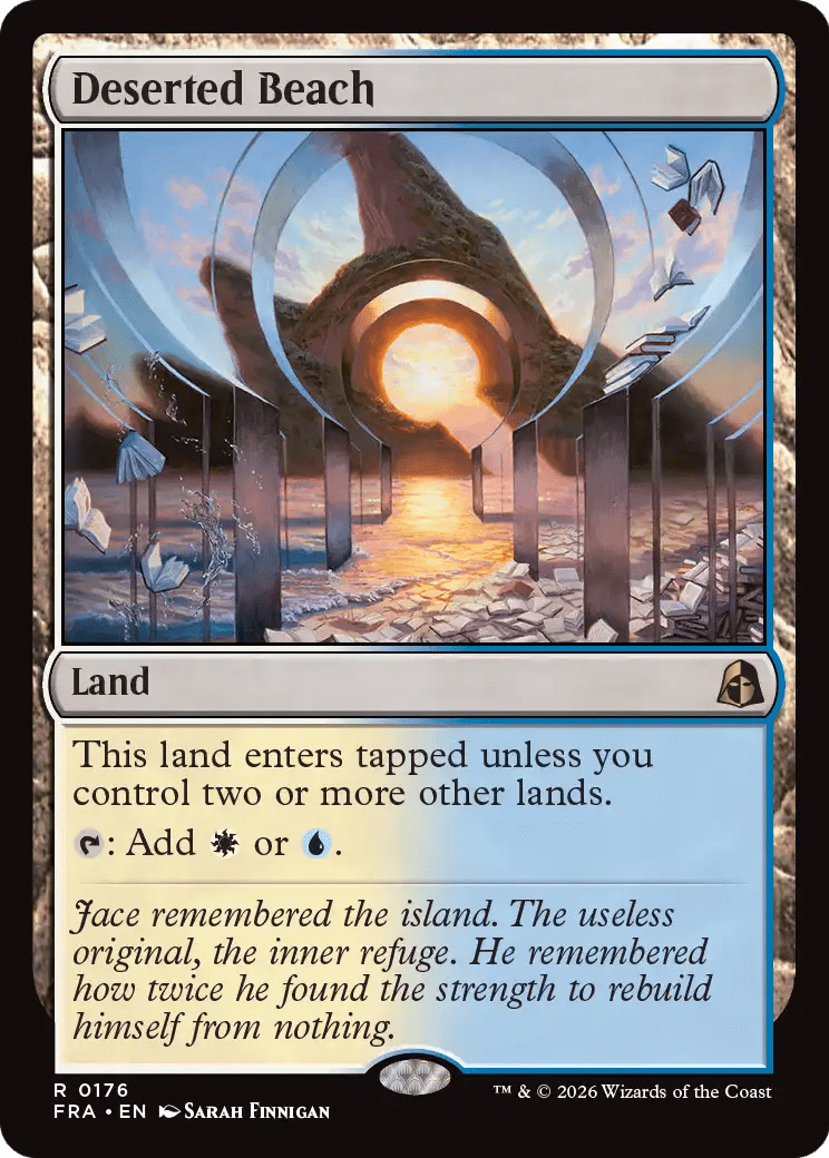 Deserted Beach [Reality Fracture] MTG Single Magic: The Gathering  | Multizone: Comics And Games