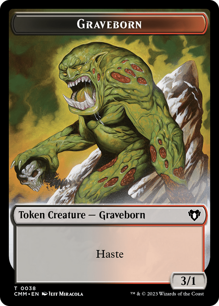 Thopter // Graveborn Double-Sided Token [Commander Masters Tokens] MTG Single Magic: The Gathering  | Multizone: Comics And Games
